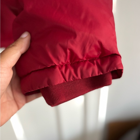 TOMMY HILFIGER Puffer Winter Jacket Red White Navy Color Block Retro Y2K Mens XL - Picture 4 of 12